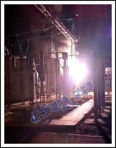 రైల్వే విద్యుత్ ఉప‌కేంద్రంలో మంట‌లు