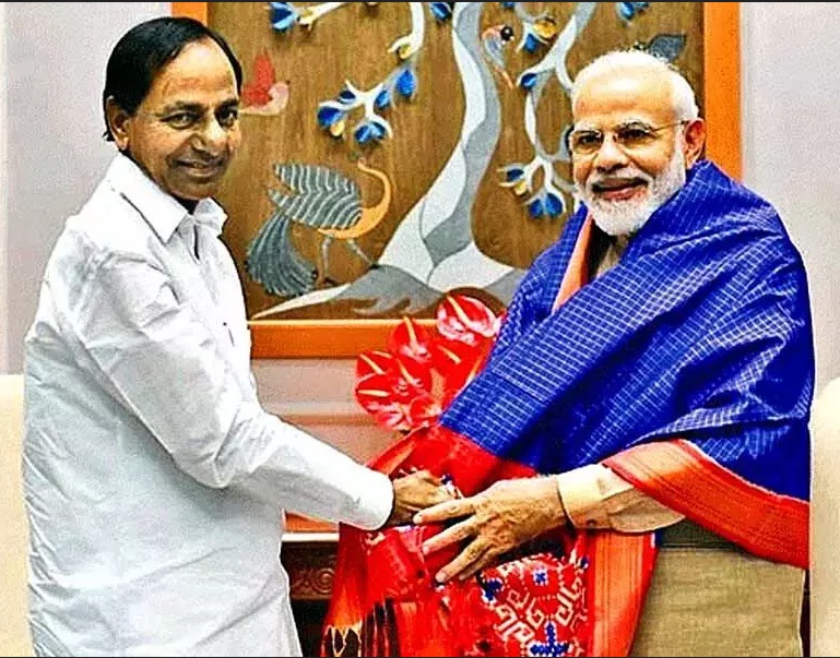 ప్ర‌ధాని మోడీతో సీఎం కేసీఆర్ భేటీ