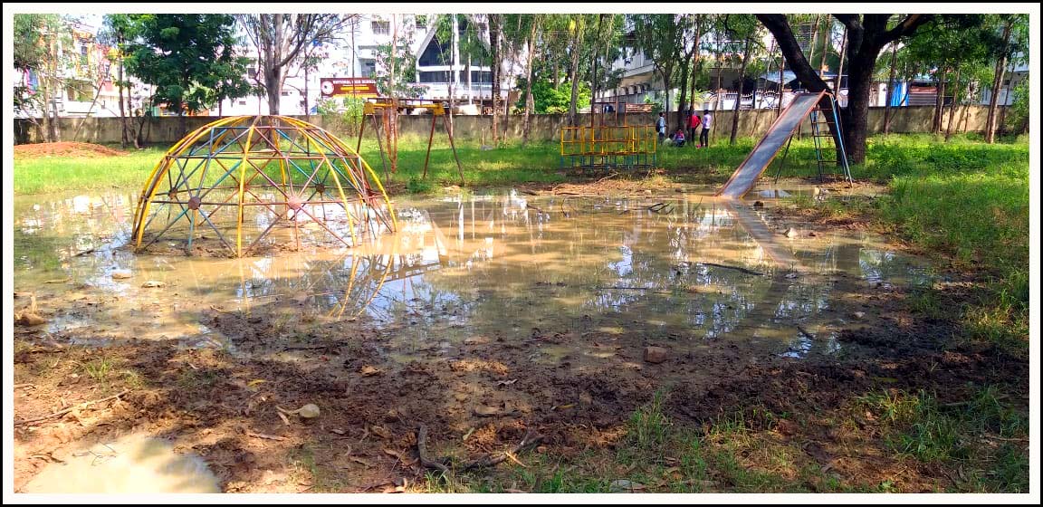 ఆహ్లాదం క‌రువైంది.. కంపే ఇంప‌య్యింది