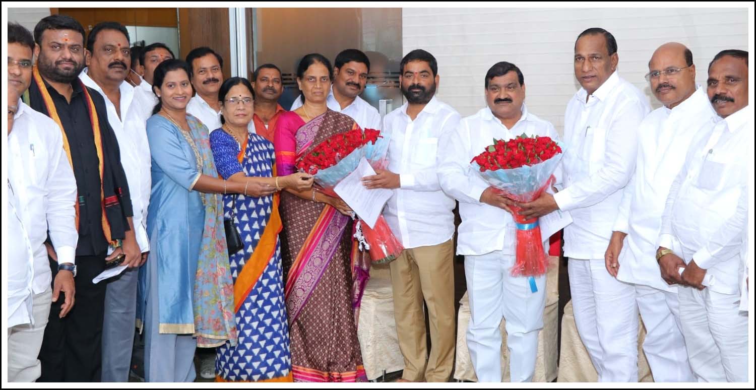 సంద‌డిగా మ‌హేంద్రుడి ఎమ్మెల్సీ నామినేష‌న్