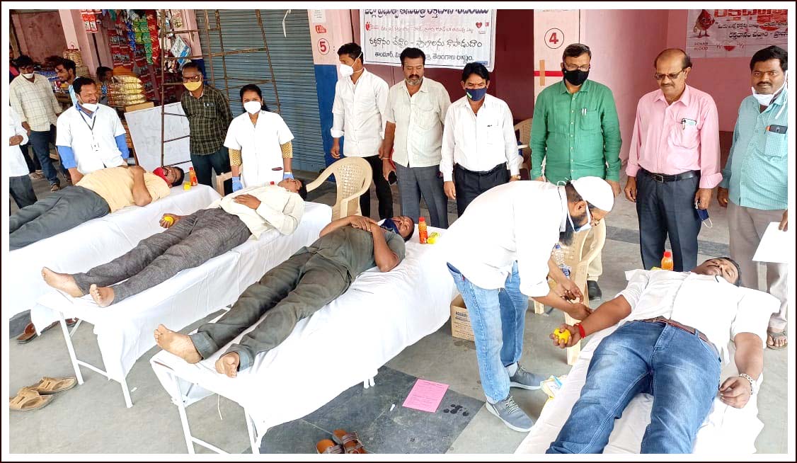 ఆర్టీసీ రక్తదాన శిబిరానికి స్పందన