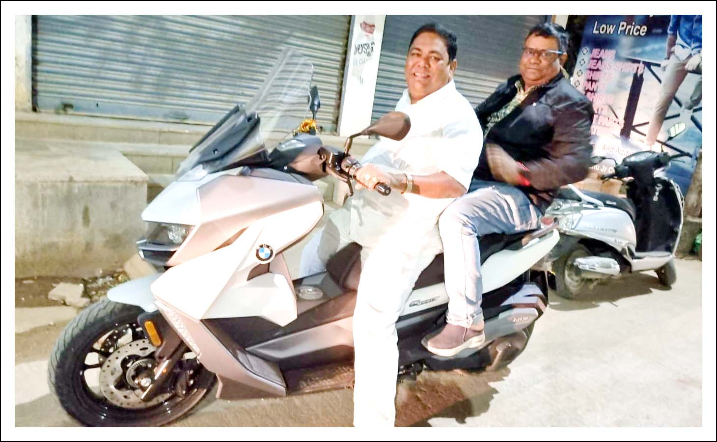 తాండూరులో బీఎండబ్ల్యూ స్కూటీ...!