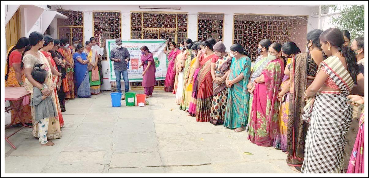ఇంటి వ‌ద్ద‌నే త‌డి చెత్త‌, పొడి చెత్త వేరు చేయాలి