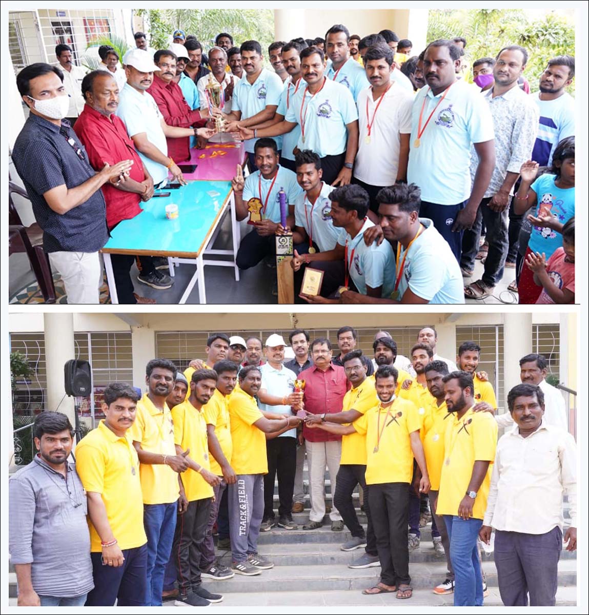 ఉత్కంఠభరితంగా ఫ్రెండ్లీ క్రికెట్ మ్యాచ్
