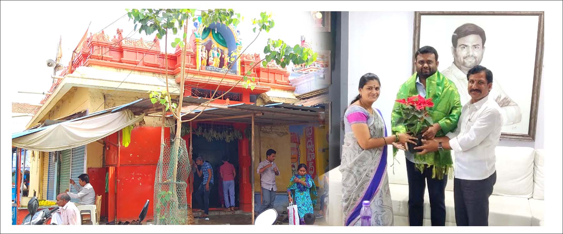 సీతారాంపేట్ హనుమాన్ దేవాలయ చైర్మన్ గా గాజుల గాజుల కమలాకర్