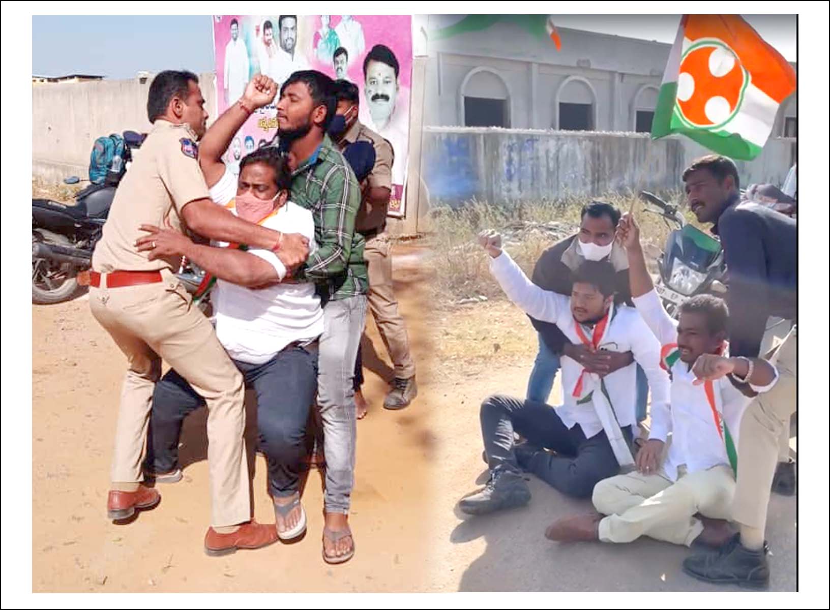 ఎమ్మెల్యే క్యాంపు ఆఫీసుకు యూత్ కాంగ్రెస్ సెగ‌