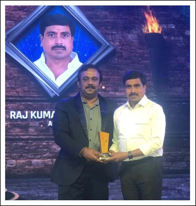 రాజ్ కుమార్‌కు జాతీయ పుర‌స్కారం