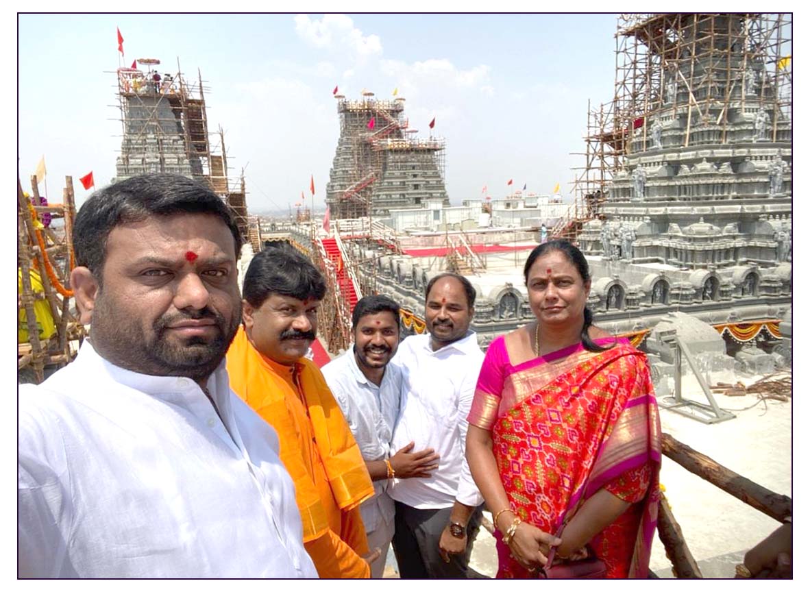 యాదాద్రి మ‌హాకుంభ సంప్రోక్ష‌ణ‌లో ఎమ్మెల్యే