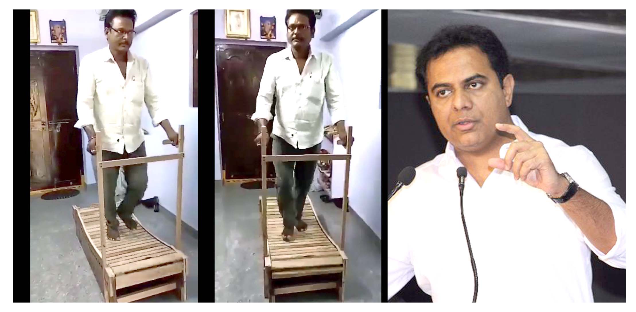 చెక్క ట్రేడ్‌మిల్ భ‌లే..!