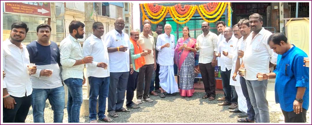 వేసవిలో సాటిలేని సేవ‌..!