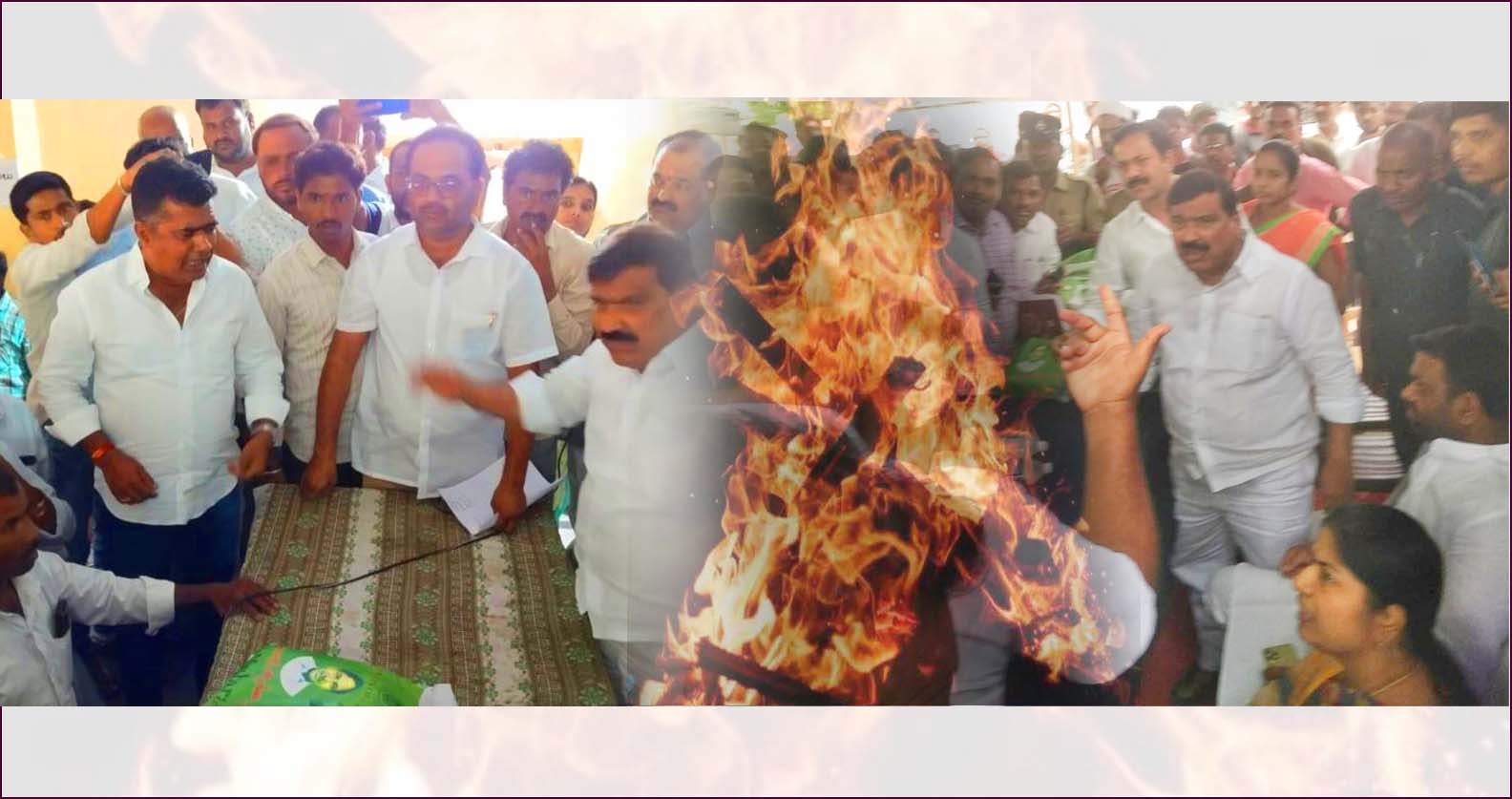 కిట్ల పంపిణీలో కారు'చిచ్చు'..!