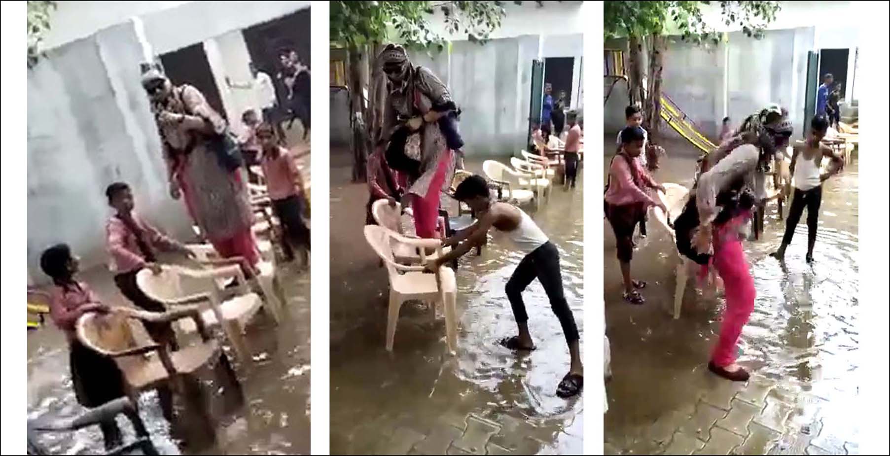 కుర్చీల‌తో ఫీటు.. టీచ‌ర్‌పై స‌స్పెన్ష‌న్ వేటు
