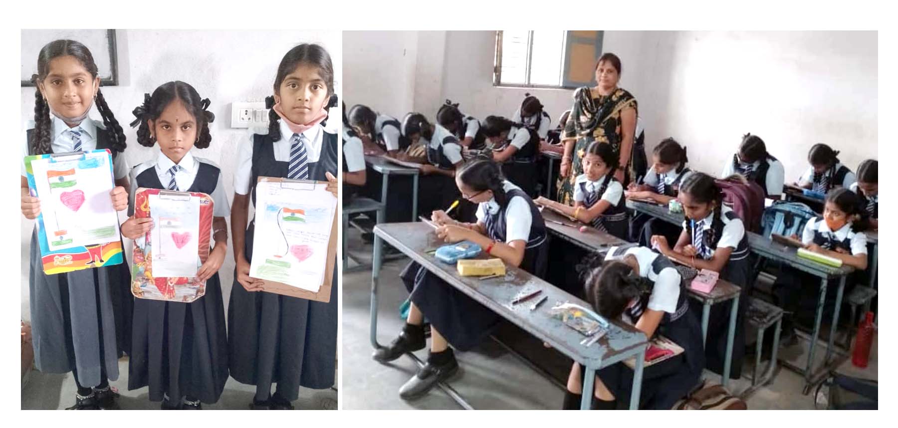 వీవీటీఎస్‌లో విద్యార్థులకు పోటీలు