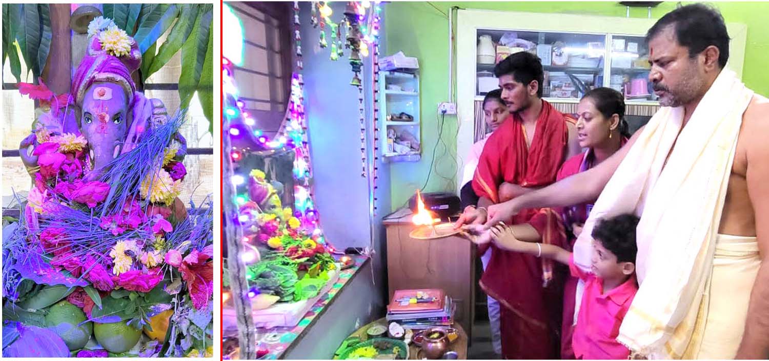 చైర్ ప‌ర్స‌న్ ఇంట చ‌వితి సంద‌డి