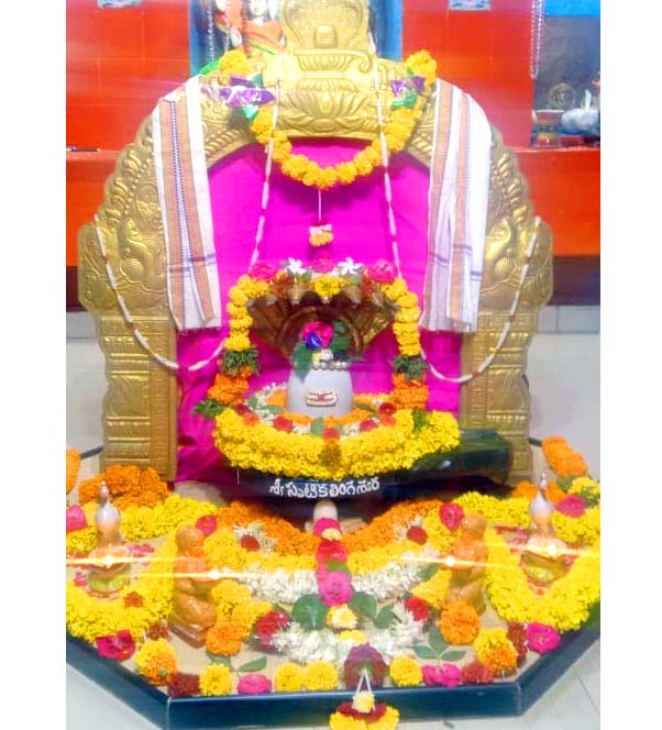 శ్రీ స్పటిక లింగేశ్వ‌ర స్వామిగా శివుడు