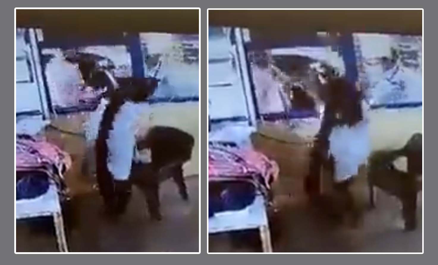 లోకల్ అంటూ టోల్ బూత్ ఉద్యోగినిపై దాడి