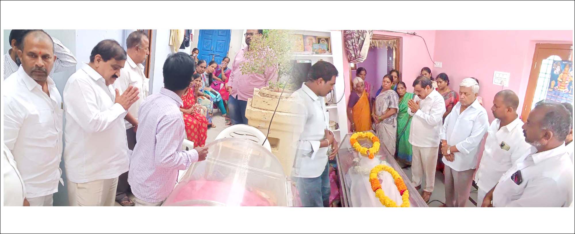 మృతుల కుటుంబాల‌కు ఎమ్మెల్సీ ప‌రామ‌ర్శ‌