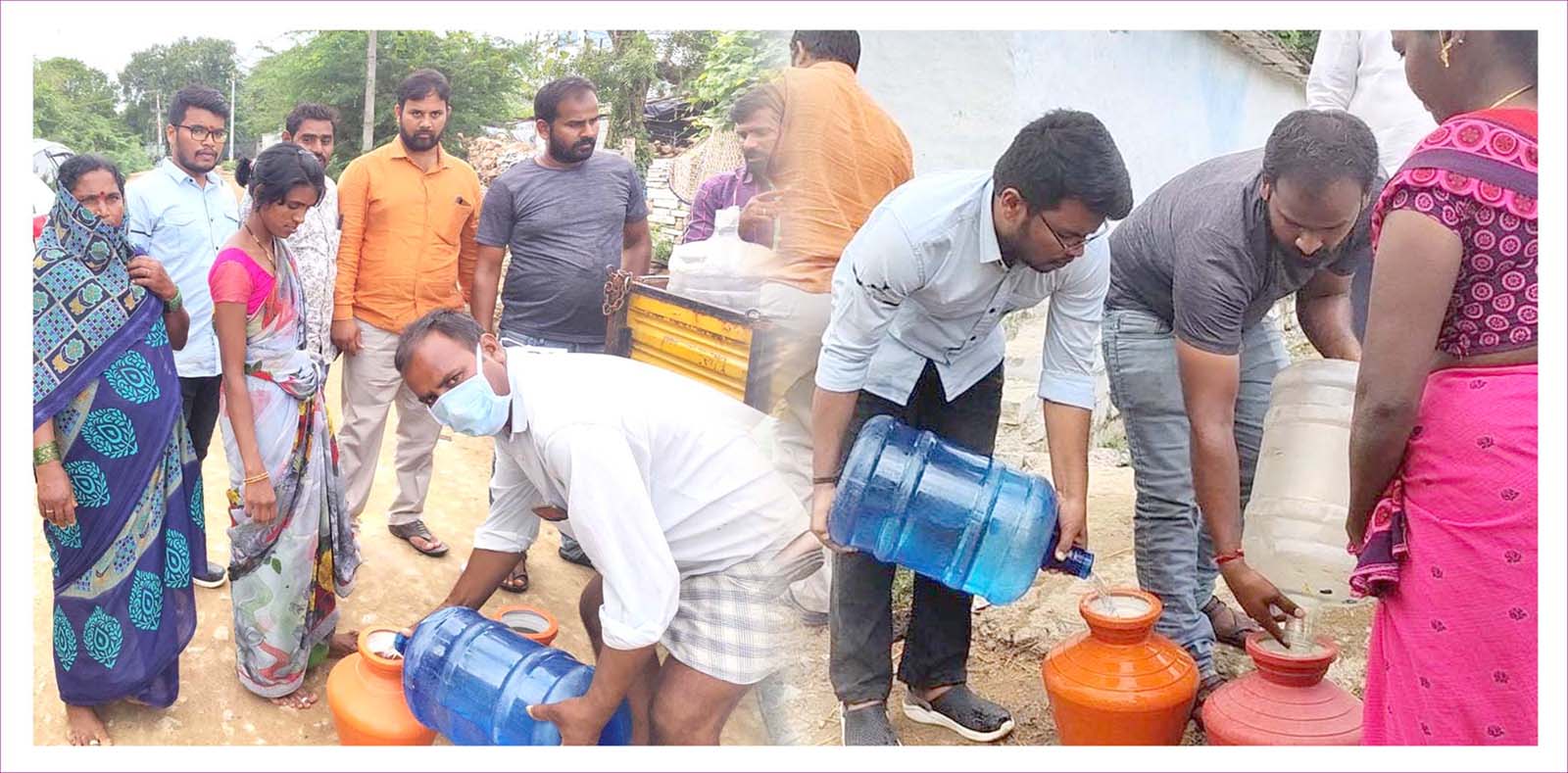 శుద్దినీటితో శుభప్రద్ యువసేన సేవ