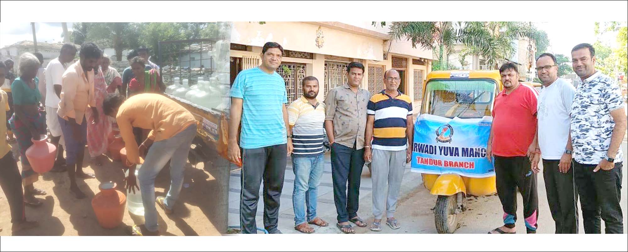 అతిసార బాధితులకు మంచ్ చేయూత