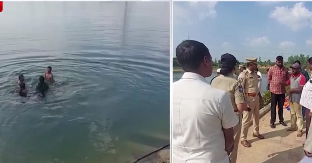 విద్యార్థులను మింగిన చెరువు