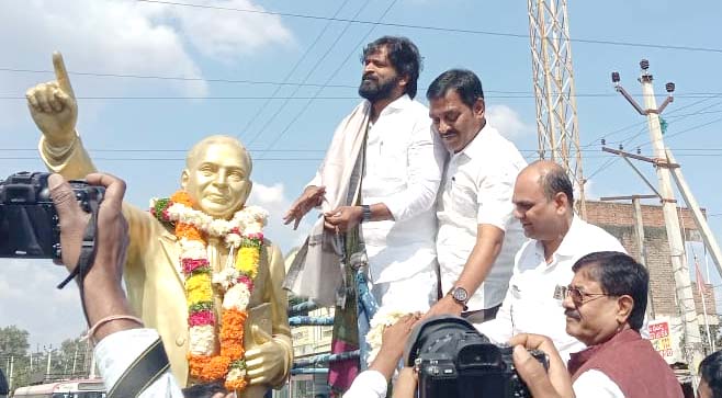 మంత్రి శ్రీనివాస్ గౌడ్ ను కలిసిన రాజుగౌడ్