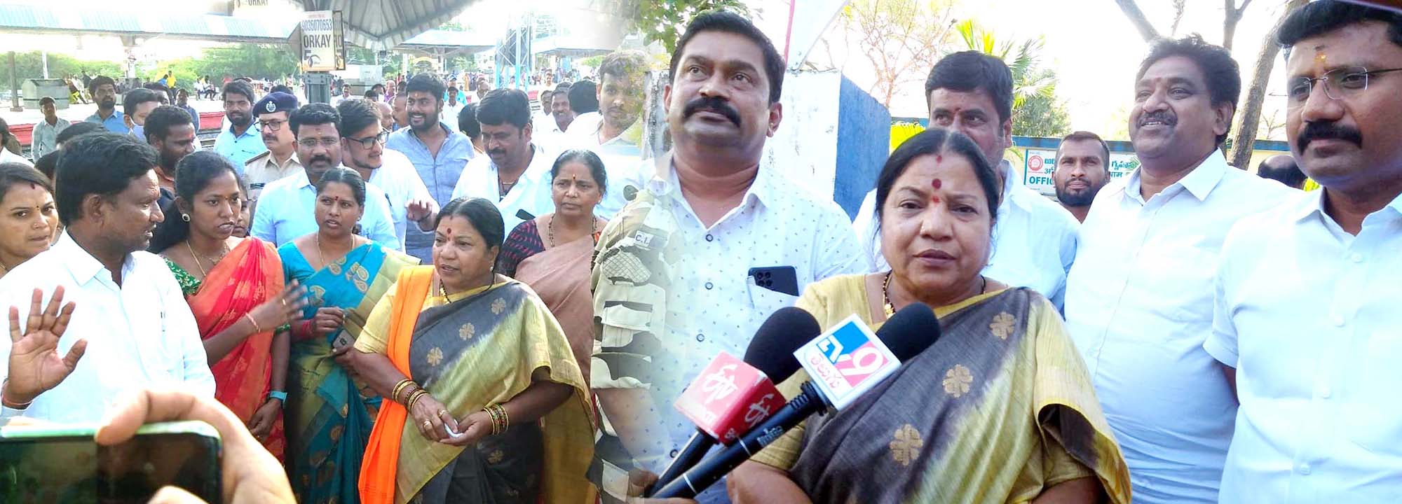 రైల్వే స్టేషన్ల పురోగతిపై దృష్టి