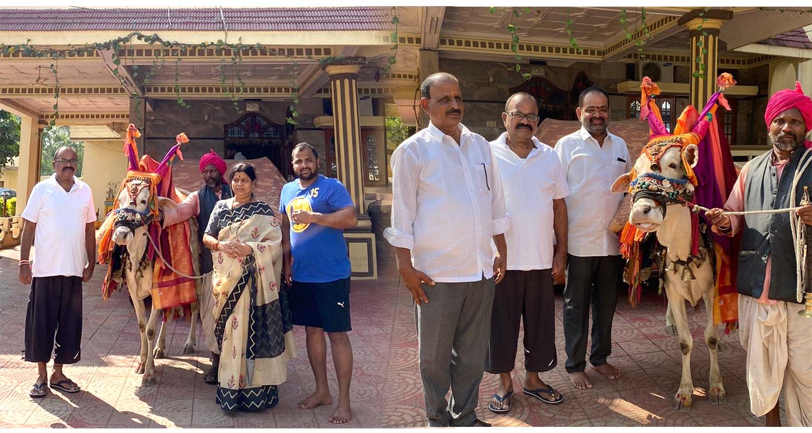 వీఎన్ గౌడ్ నివాసంలో సంక్రాంతి సందడి