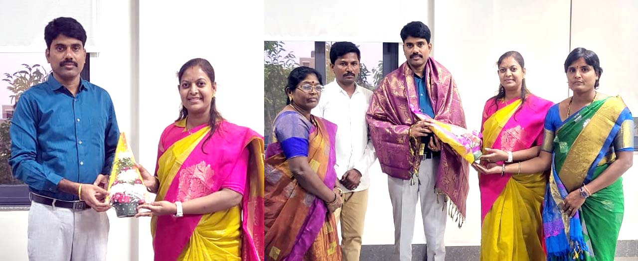జిల్లా కలెక్టర్‌ను కలిసిన చైర్ పర్సన్ స్వప్న పరిమళ్‌