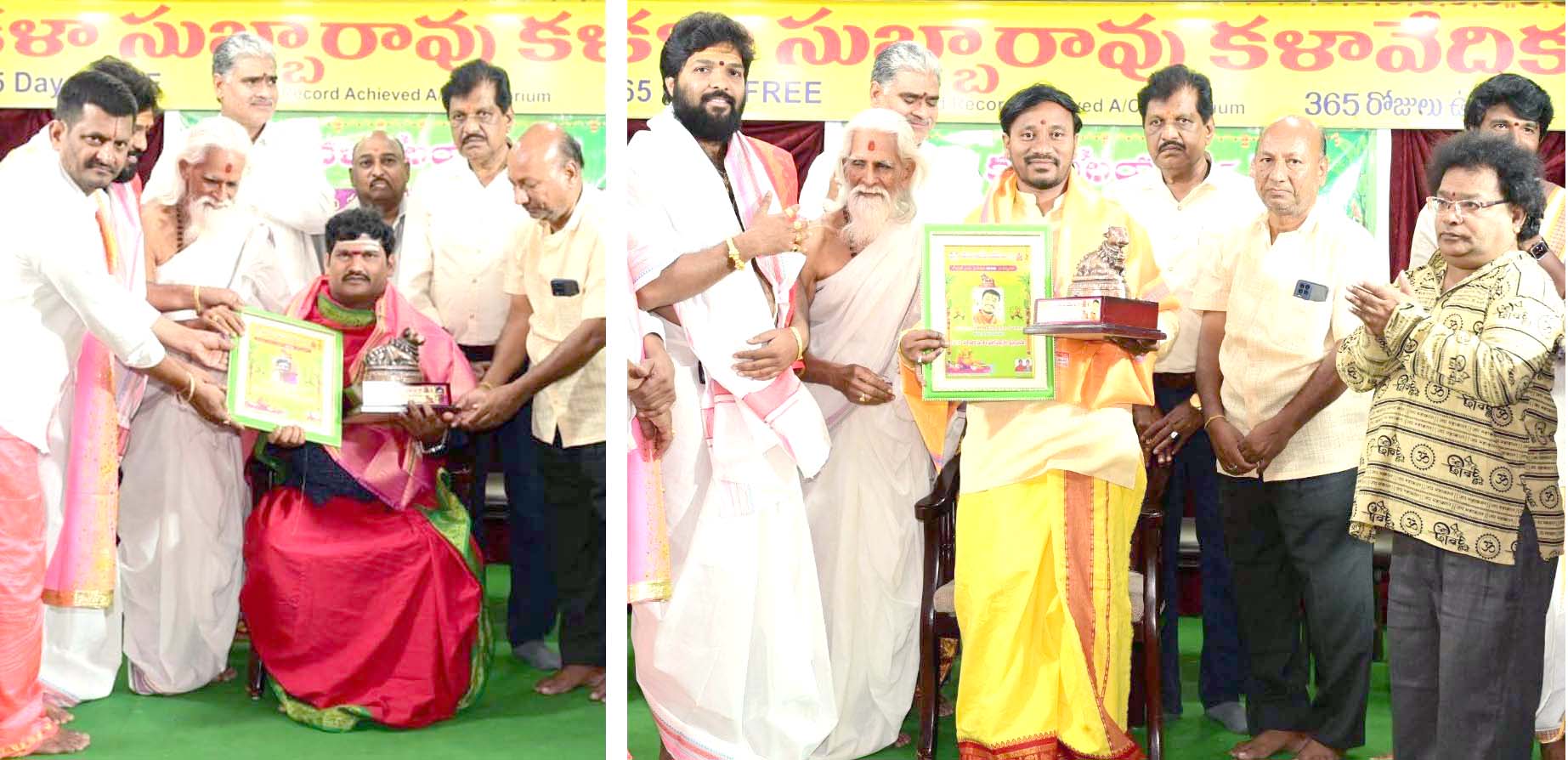 తాండూరు అర్చకులకు నంది పురస్కారాలు