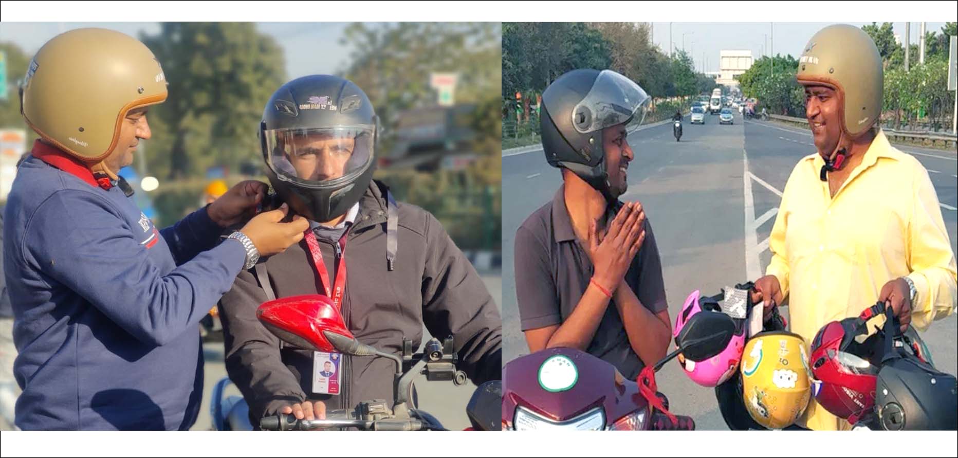 9 ఏండ్ల నుంచి ఫ్రీ హెల్మెట్లు..!