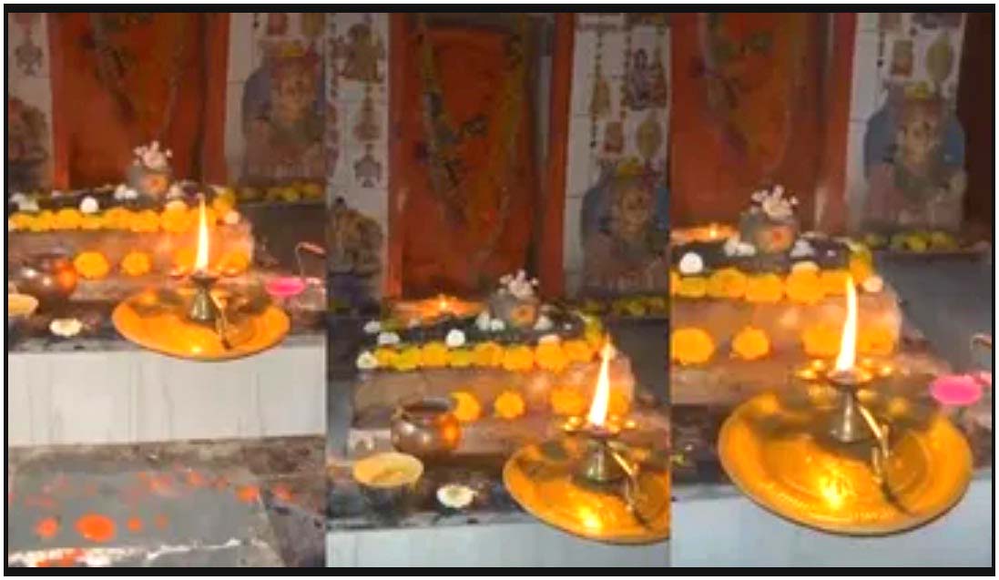 హరతి పళ్లెంలో అద్బుతం..