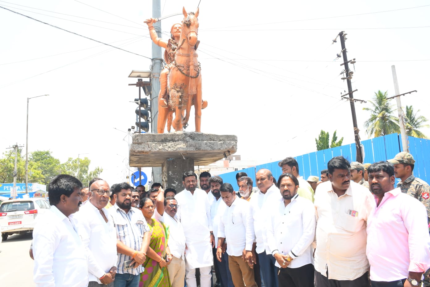శివాజీ చౌరస్తాకు కొత్త రూపు..!