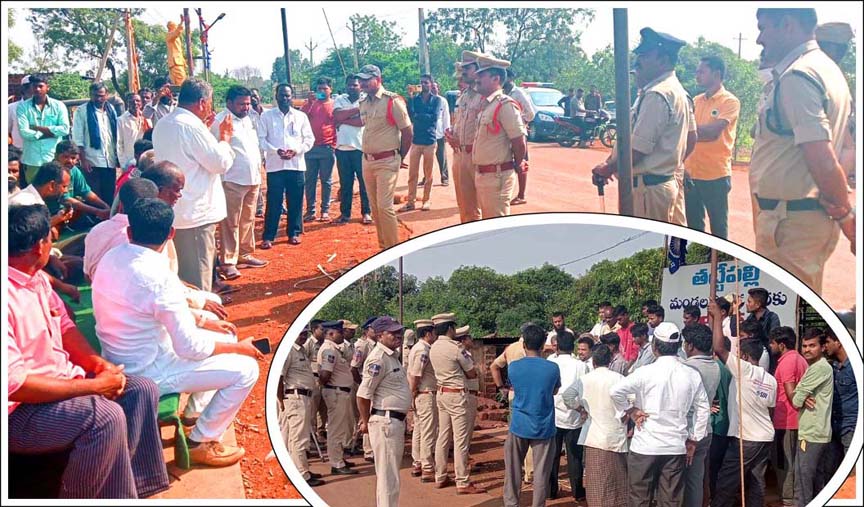 తట్టెపల్లిలో ఉద్రిక్తత..!