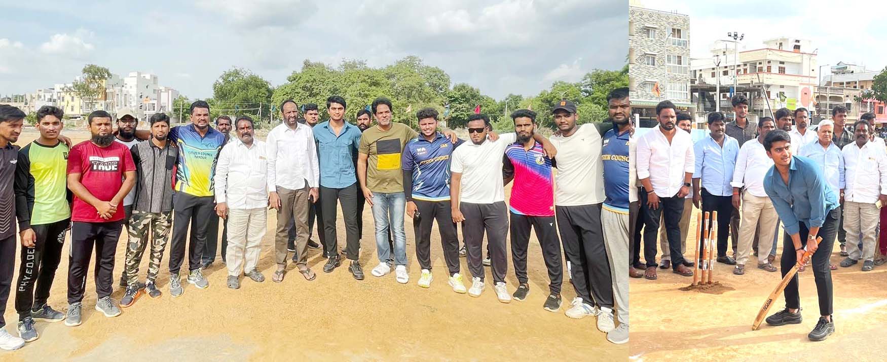 తాండూరులో రినీష్ రెడ్డి సందడి