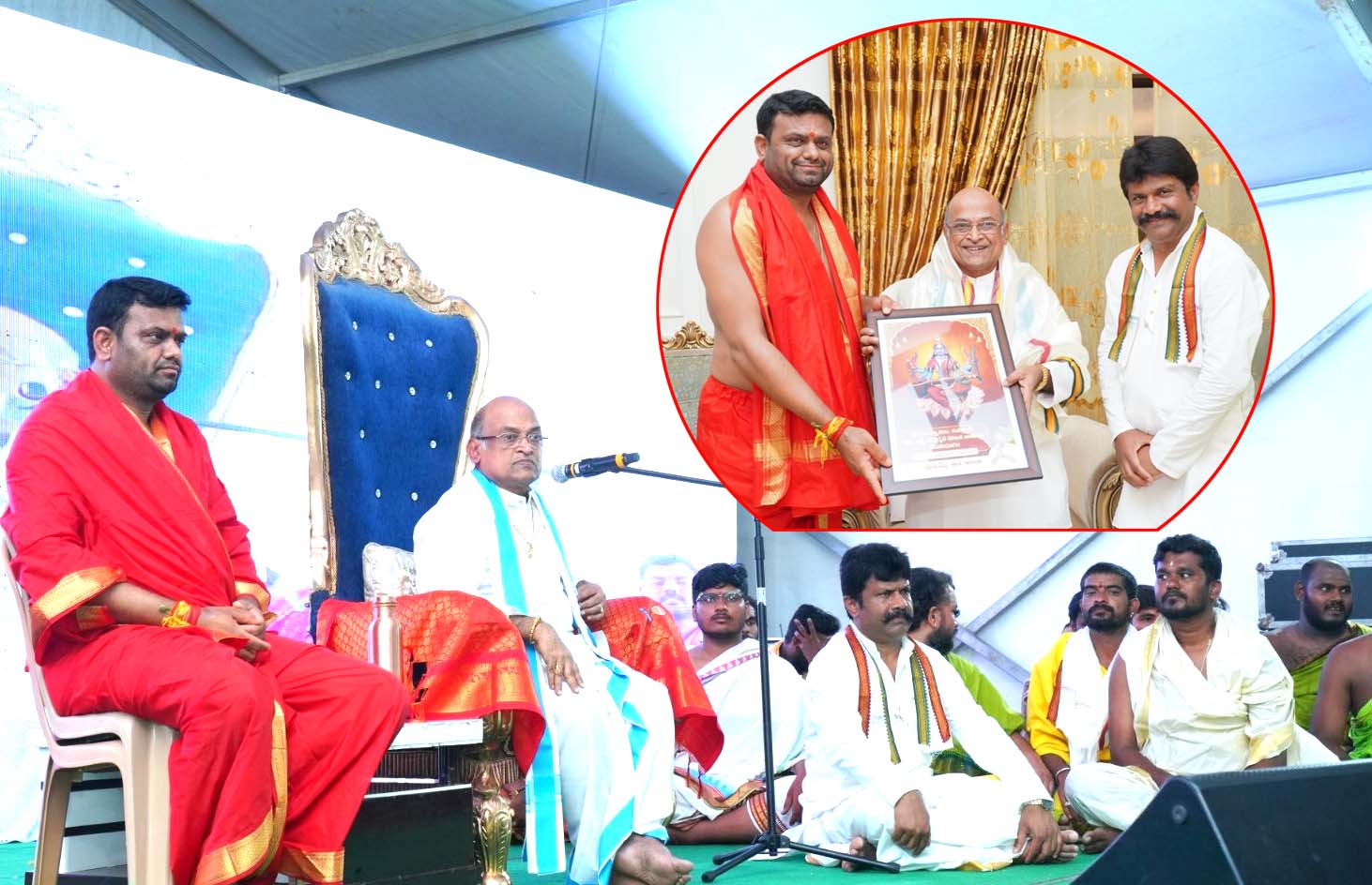 అతిరుద్ర మహాయాగంలో గరికపాటి నర్సింహారావు