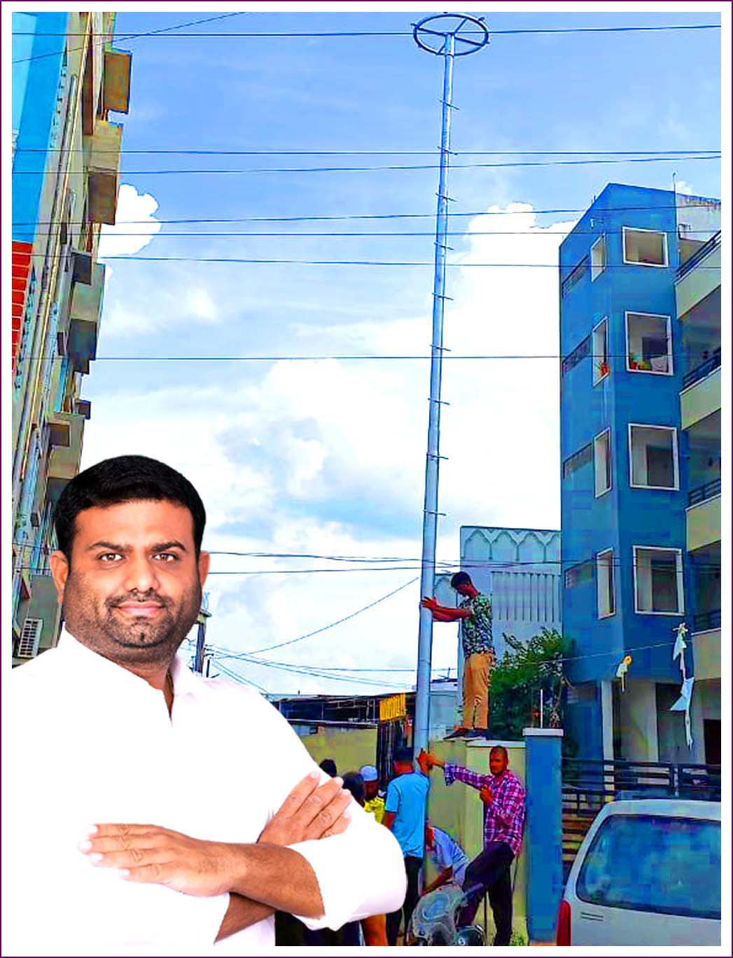 వెలుగులు నింపుతున్న పైలెట్ ..!