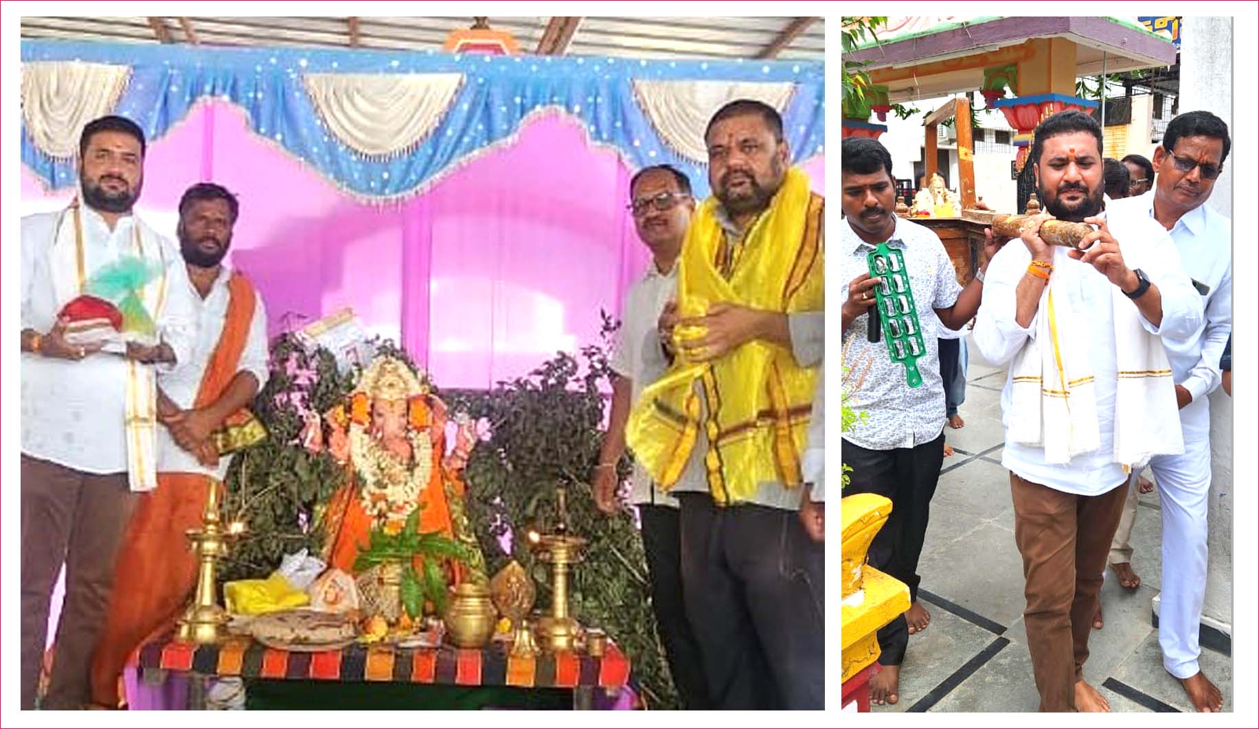 అయ్యప్ప దేవాలయంలో వినాయక వైభోగం..!