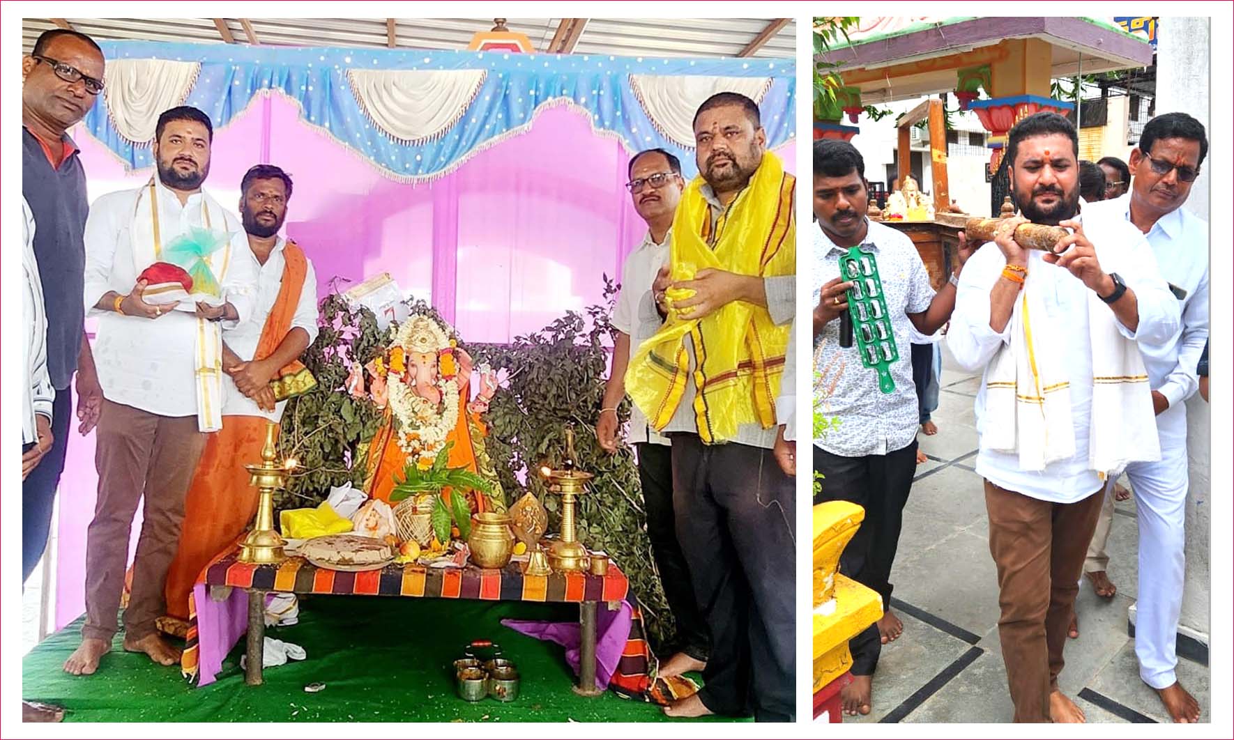 అయ్యప్ప దేవాలయంలో వినాయక వైభోగం..!