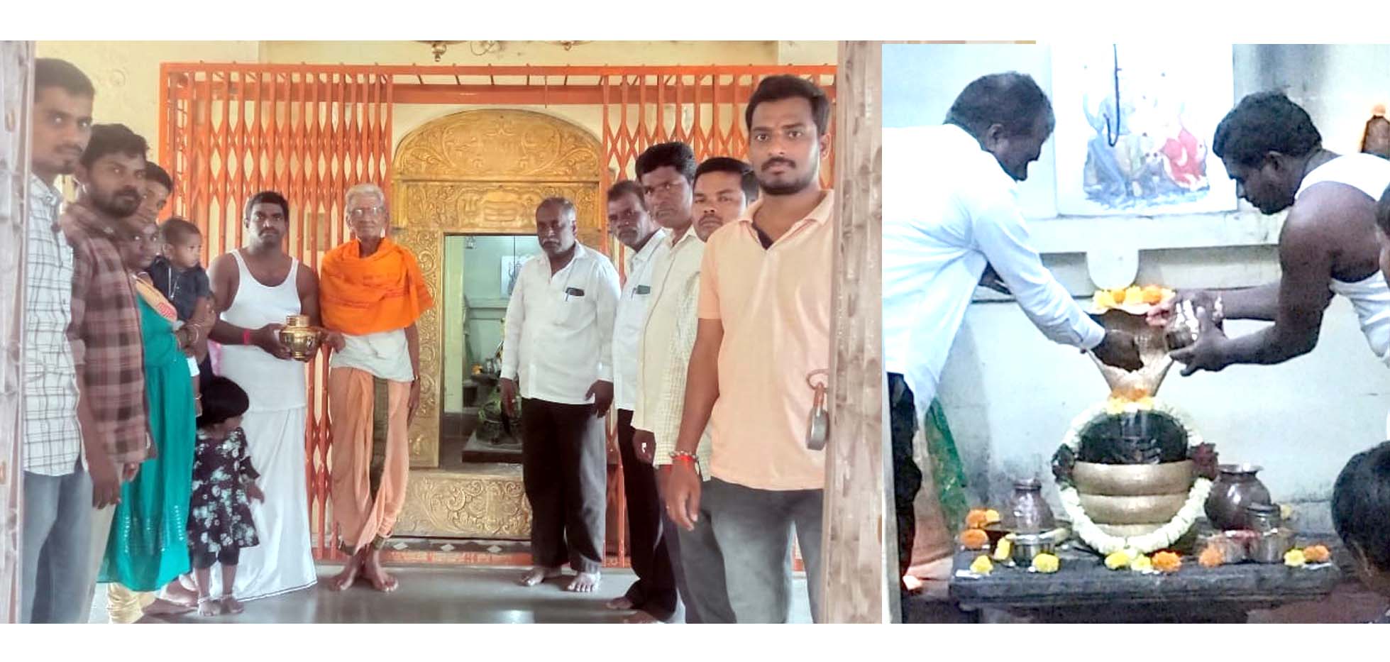 శివుడికి కృష్ణా జలాభిషేకం..!