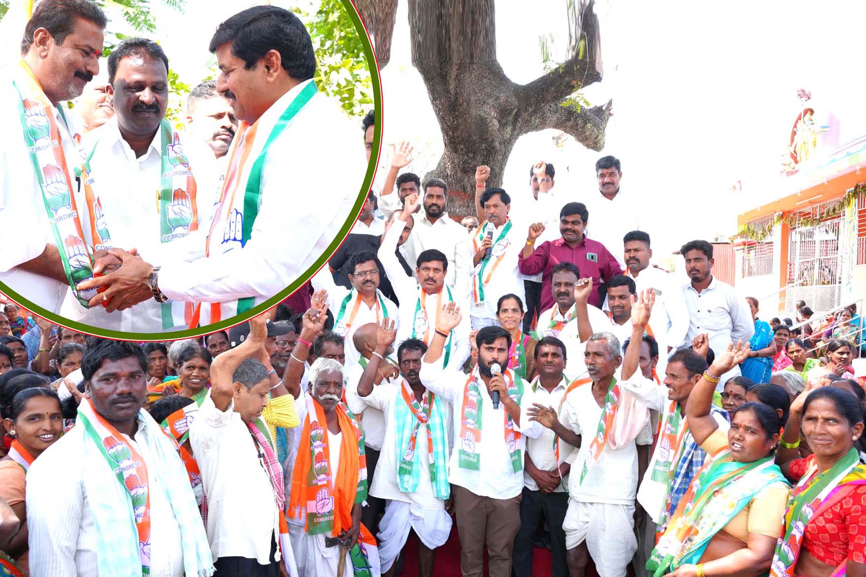'చేతి'లో చేరికల జోరు..!
