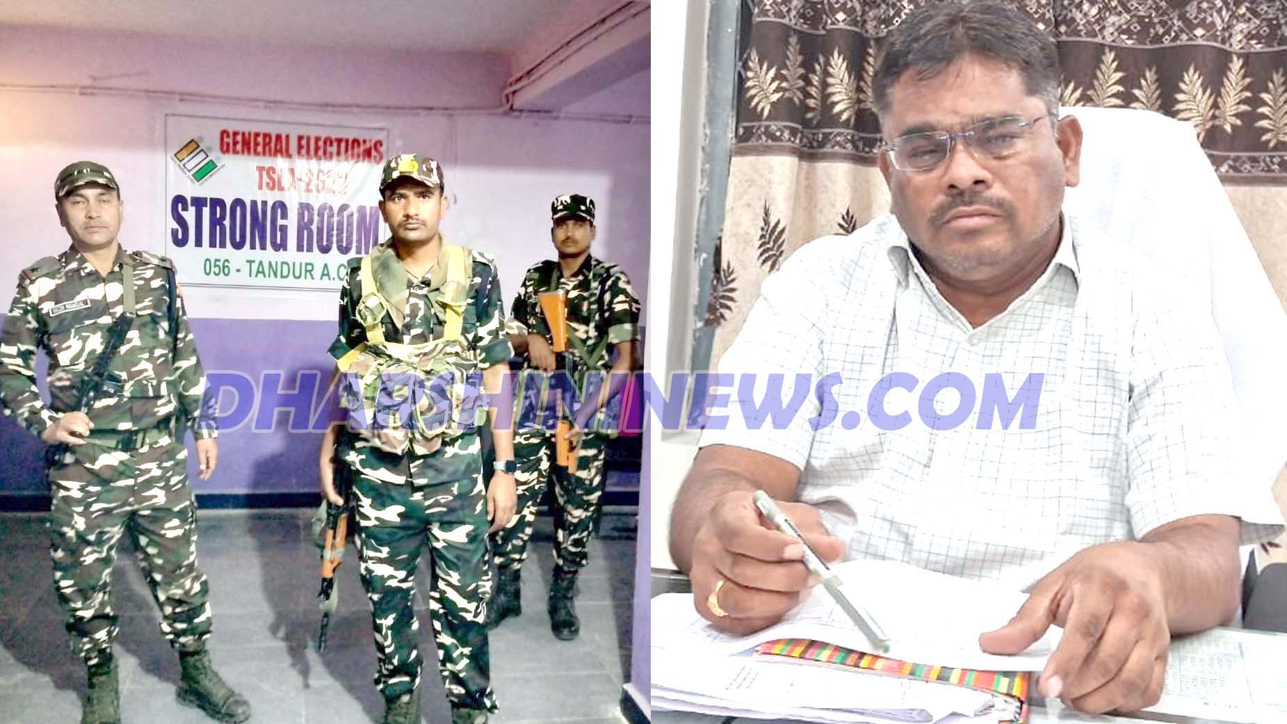 తాండూరుకు చేరిన ఈవీఎంలు, వీవీ ప్యాడ్లు
