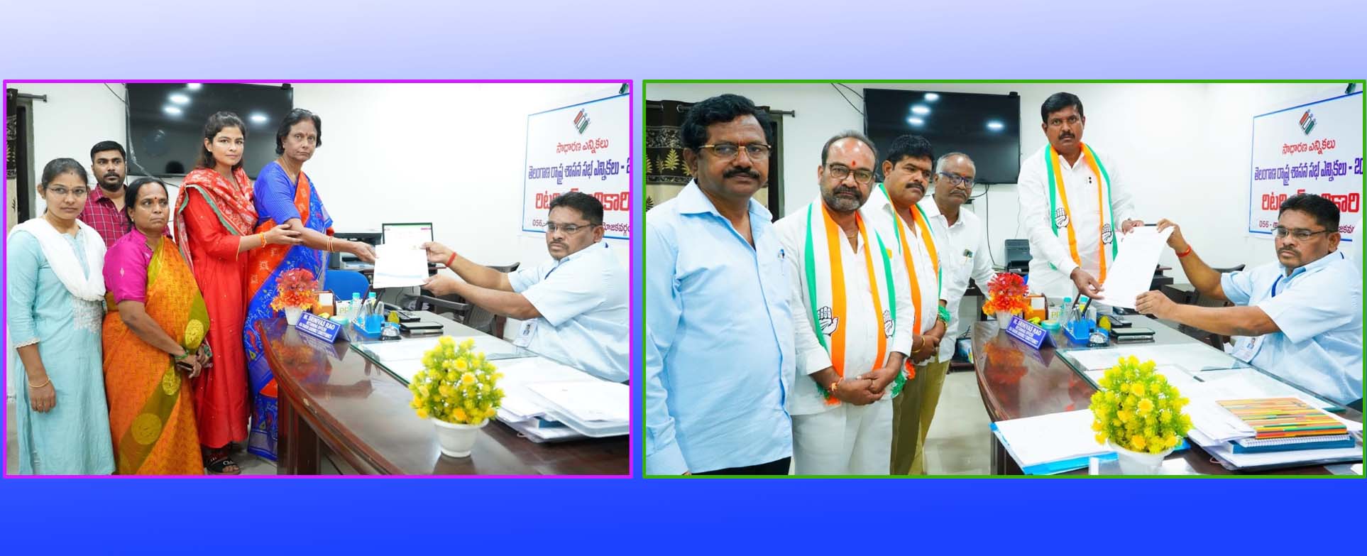 ఆరో రోజు ఎనిమిది నామినేషన్లు