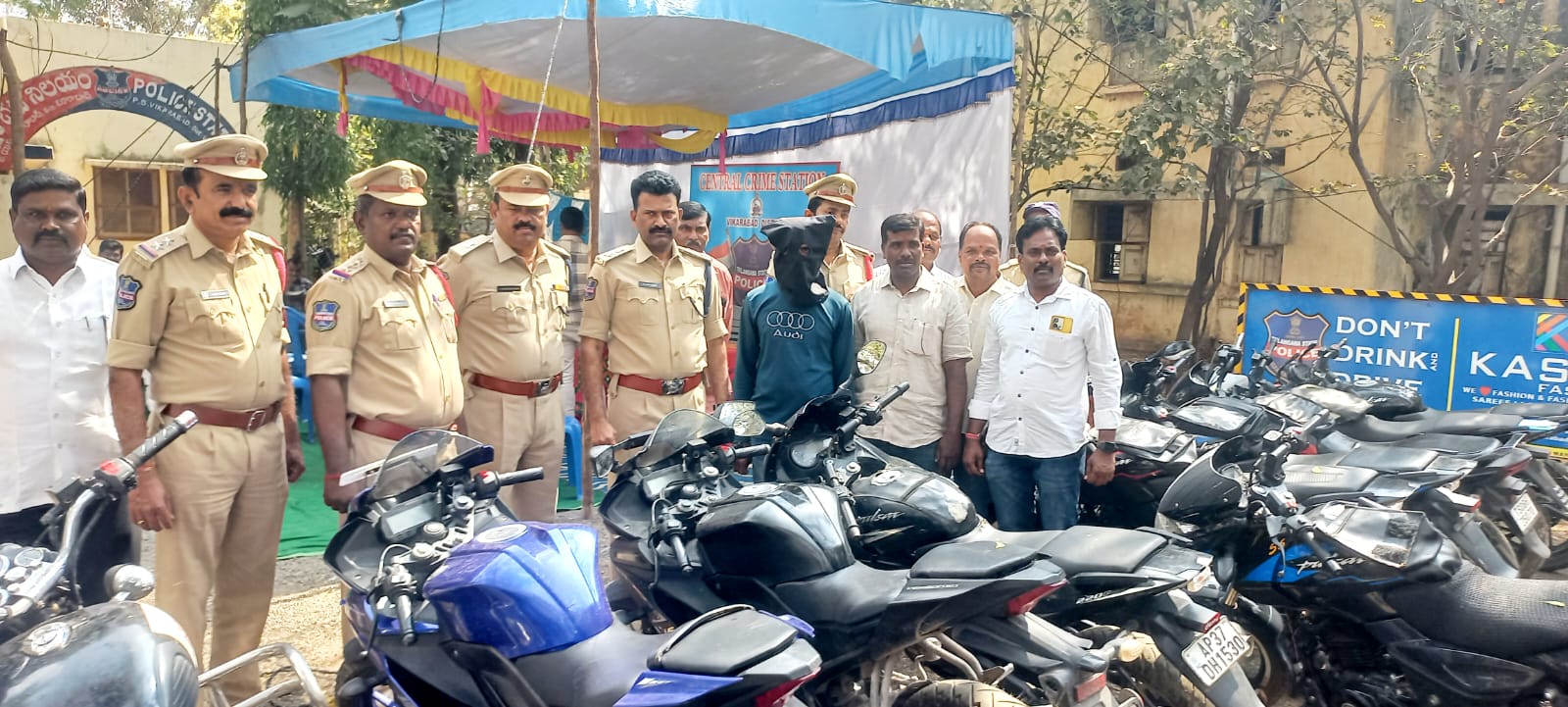 ఆరేండ్లుగా బైకుల దొంగతనం..!