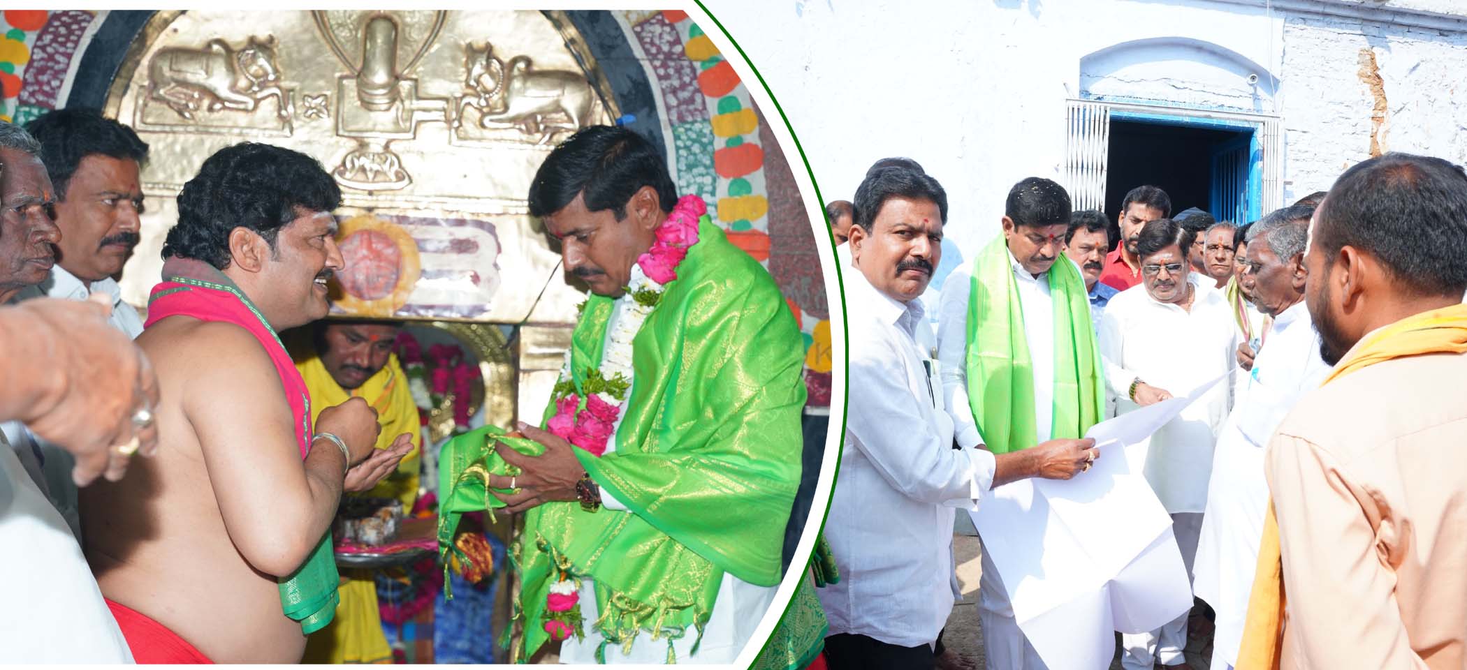 భద్రేశ్వరాలయ అభివృద్ధికి కృషి