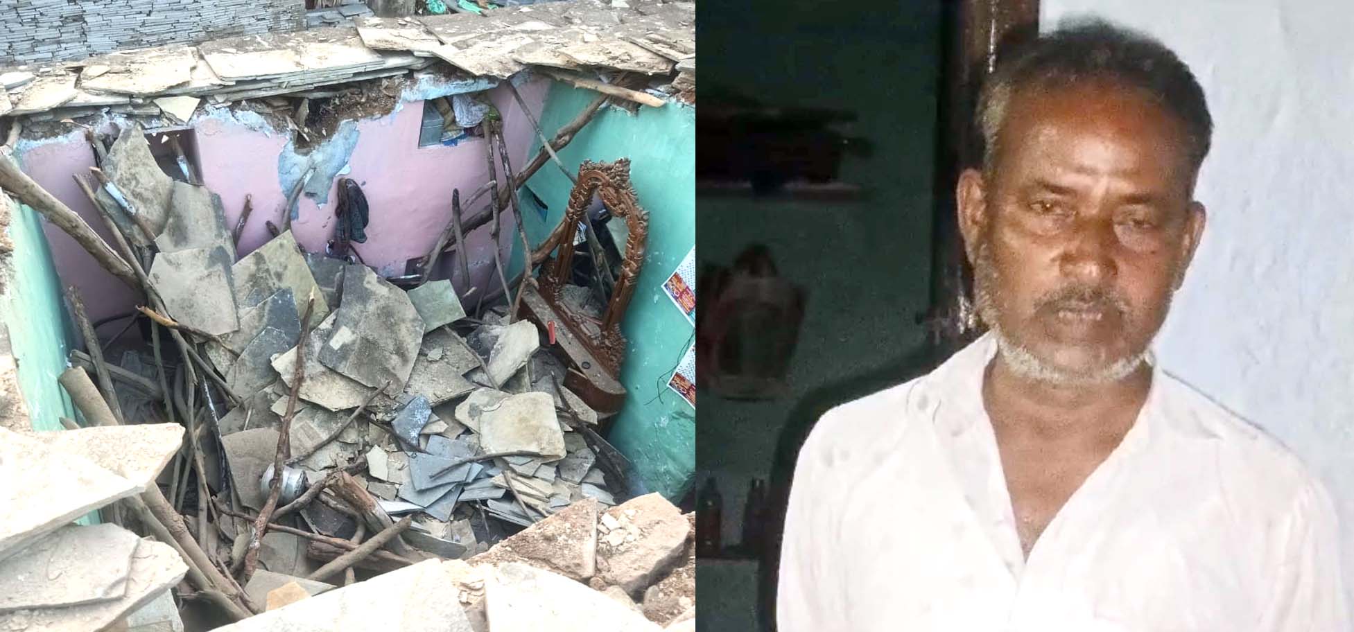 లారీ డ్రైవర్‌కు కష్టమొచ్చింది..!