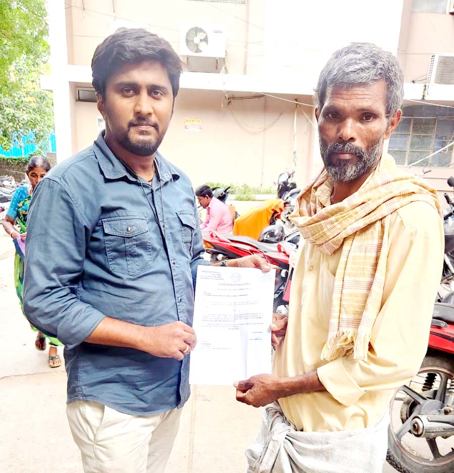 పేద కుటుంబానికి ఎల్‌ఓసీ చేయూత
