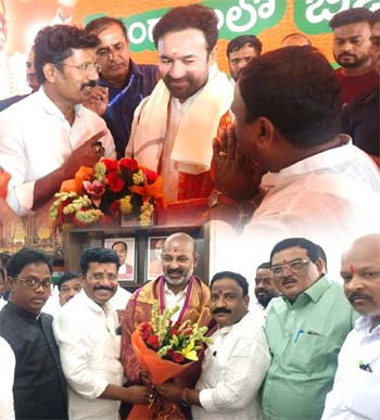 కిషన్ రెడ్డికి శుభాకాంక్షలు తెలిపిన రమేష్‌ కుమార్