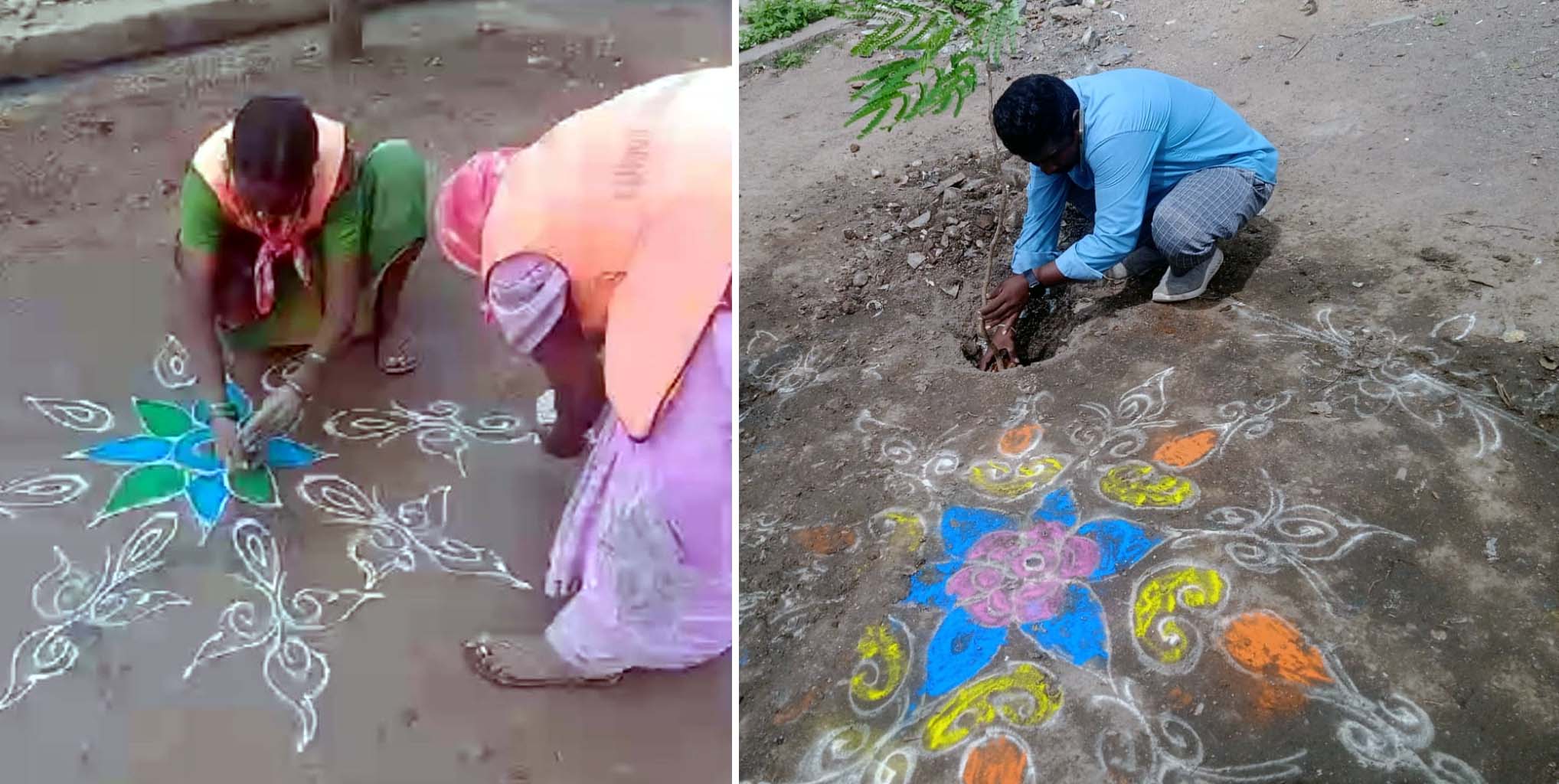 మురికి చోట ముగ్గులు..!