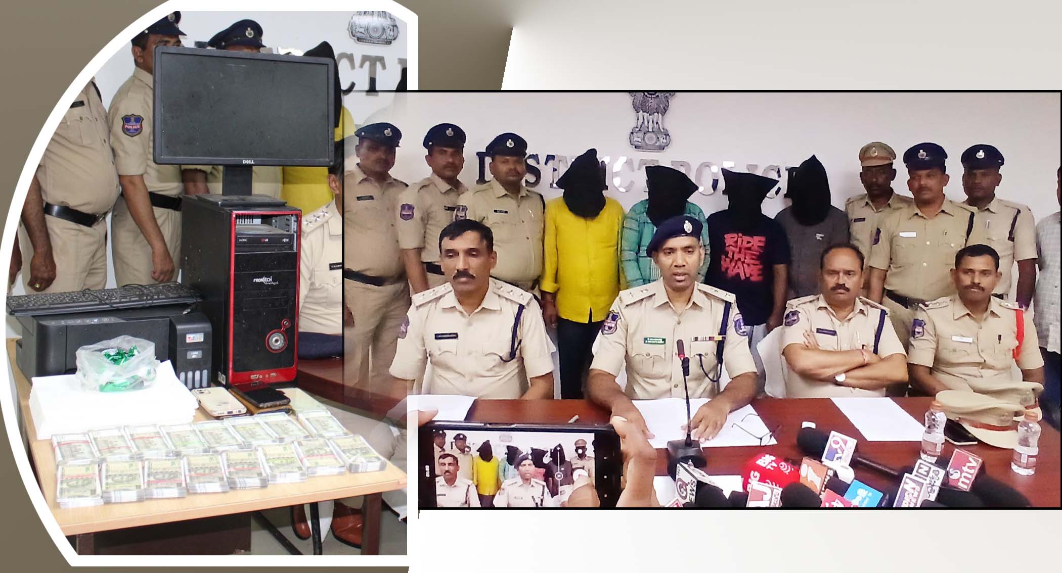 నకిలీ నోట్ల ముఠా గుట్టు రట్టు..!