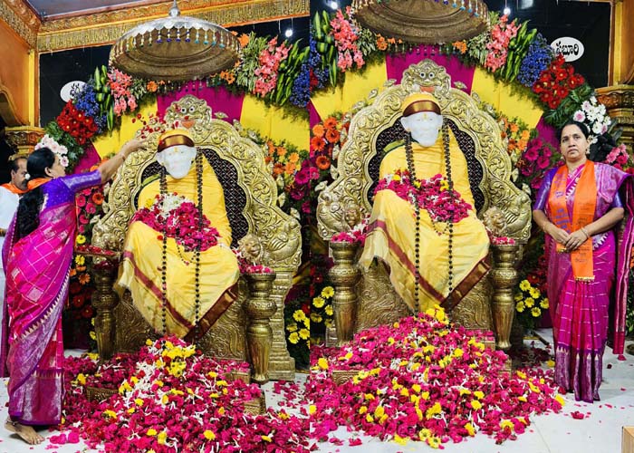 సాయిబాబను దర్శించుకున్న సరళా రెడ్డి